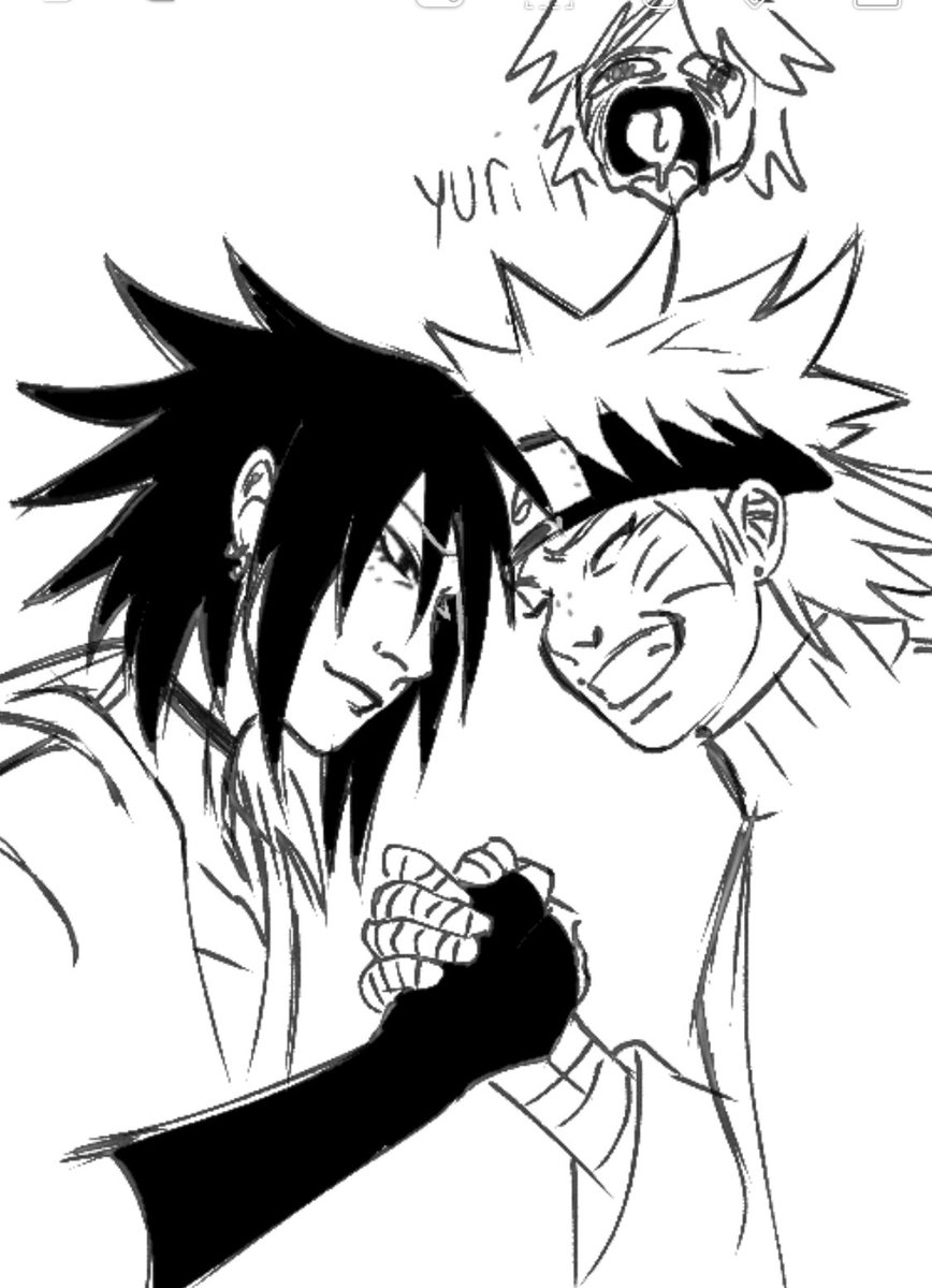 Yin and yang yuri (drooling) #narusasu