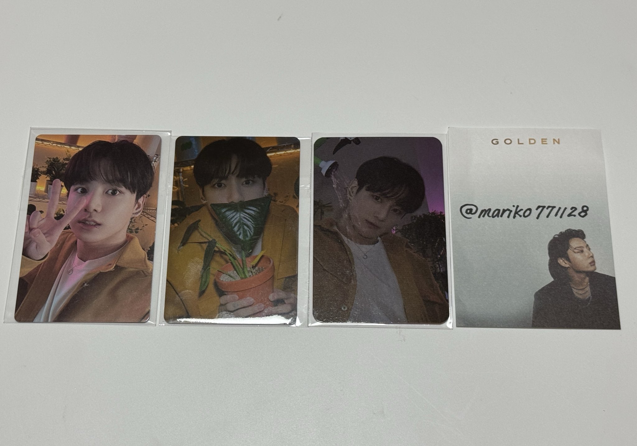 【新品】BTS PROOF ジョングク トレカ2枚セット♡weverse特典 BTS proof トレカweverse 特典3カットフォトグク