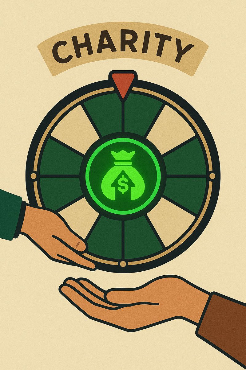 bagsbacksol's tweet photo. Charity wheel begins with $BAGSBACK 💰 https://t.co/epOT2iQxUQ