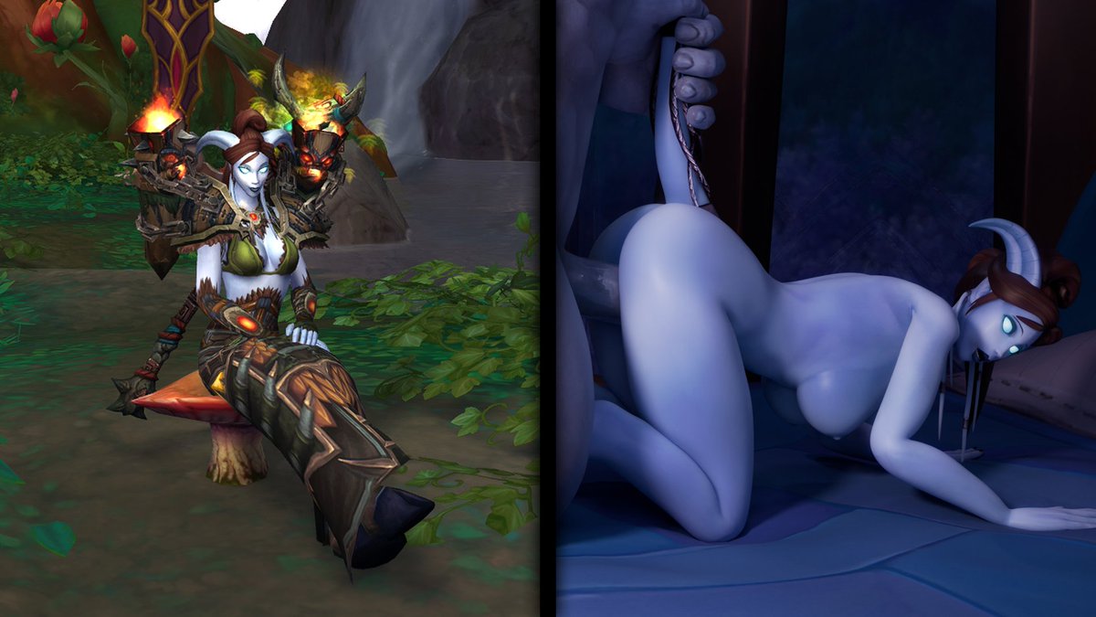 Barr_ayn's tweet photo. I thought it would be fun to do a quick in game vs art of my characters!

I will probably be busy with the actual game in my free time for a bit, hope everyone is having fun with the new patch! https://t.co/drT9tPbOf0