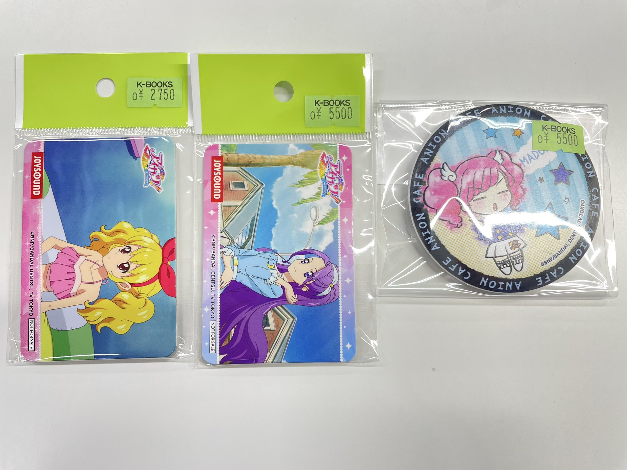 【5】アイカツ　ジャケバッジ　セット⑤ 天羽まどか アイカツ 天羽まどか カード 5点セット エンジェルシュガー