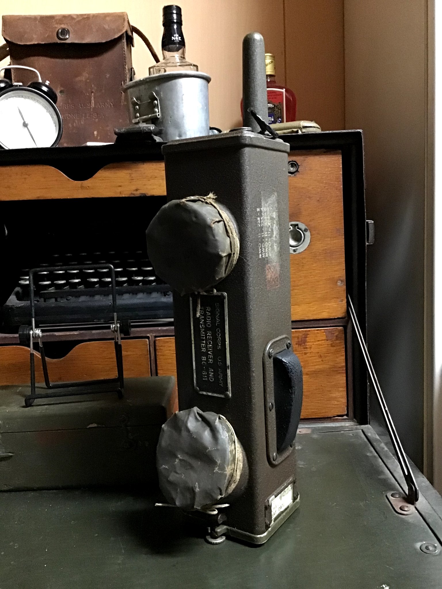 米軍　実物　SIGNAL SMOKE CASE ③ 送料無料 Yahoo!オークション - 米軍実物 MK124 MOD-0 Signal