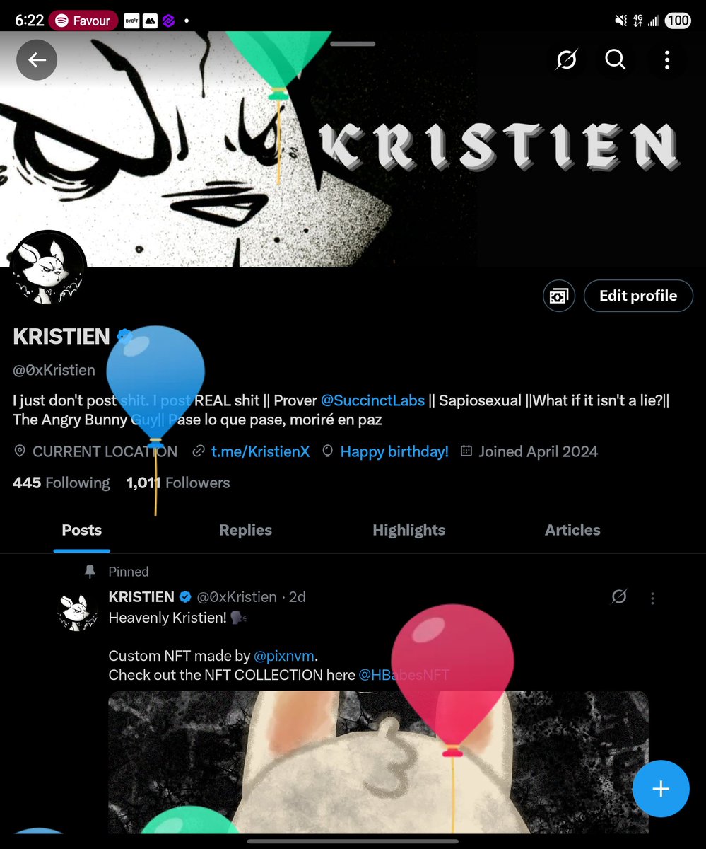 KRISTIEN (@0xkristien) on Twitter photo Hi, I'm Kristien and I am +1 today :)
Thank you Jesus, thank you WEB3 🙂↔️
This summer is proudly sponsored by <a href="/SuccinctLabs/">Succinct</a> 🫶 Hi, I'm Kristien and I am +1 today :)
Thank you Jesus, thank you WEB3 🙂↔️
This summer is proudly sponsored by <a href="/SuccinctLabs/">Succinct</a> 🫶