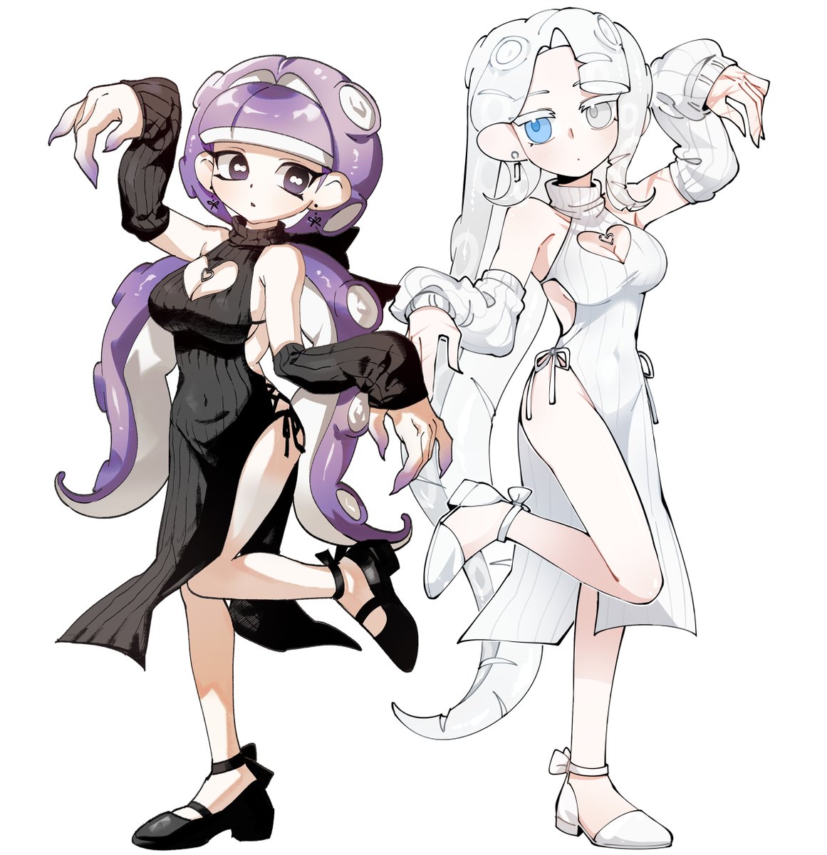 내가 사랑하는 초절정미녀문어여자친구와 함께한 그림도 있어요