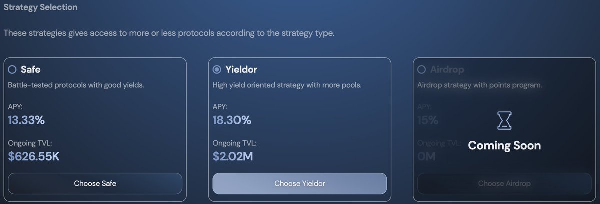 A year ago, one of the safest and most profitable farms on the $USDC were vaults on <a href="/avantisfi/">Avantis</a>  about 15% APY with a lock for six months. I Participated in the first and second seasons. In addition to the rewards, they give XP (but I did not understand how to use them).

Now I