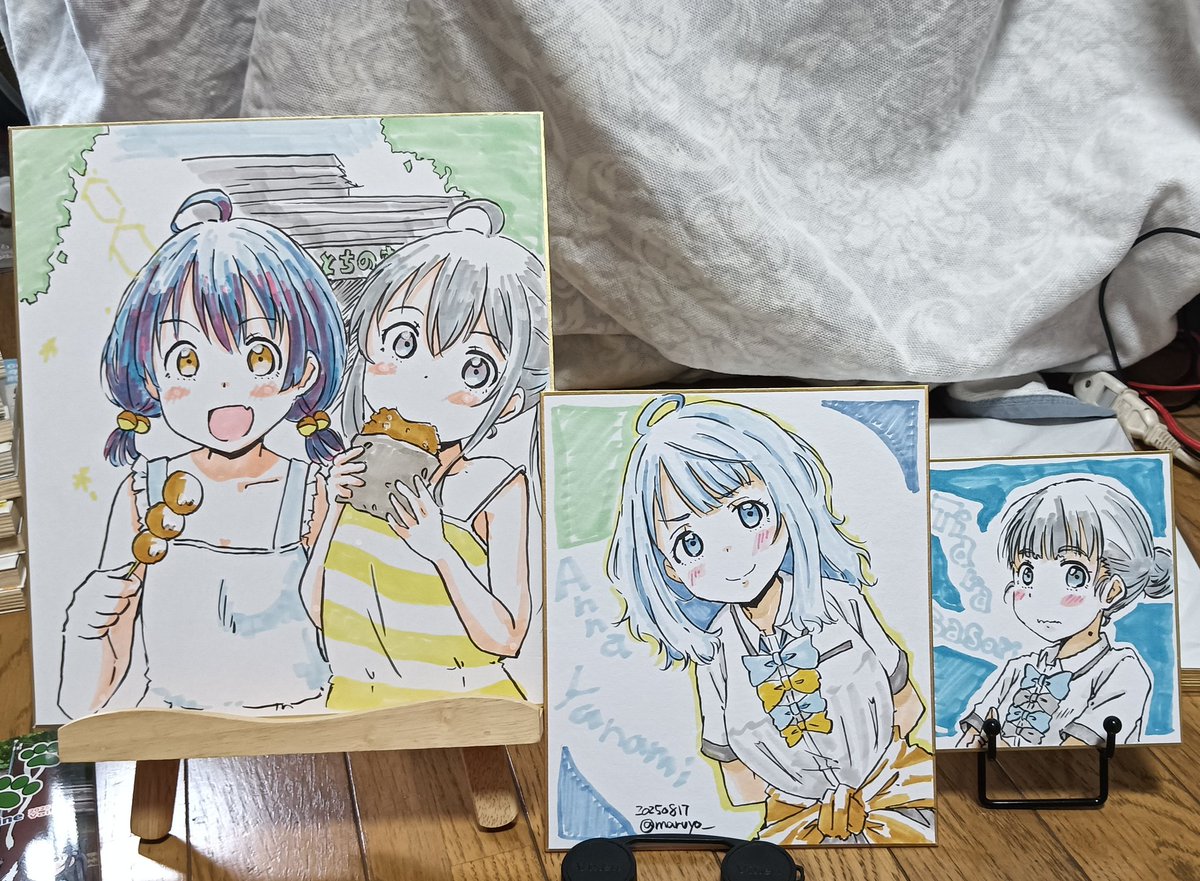 左からフルサイズ、ミドルサイズ、ミニサイズ。
です。
夏コミで頒布します〜〜
#C106 