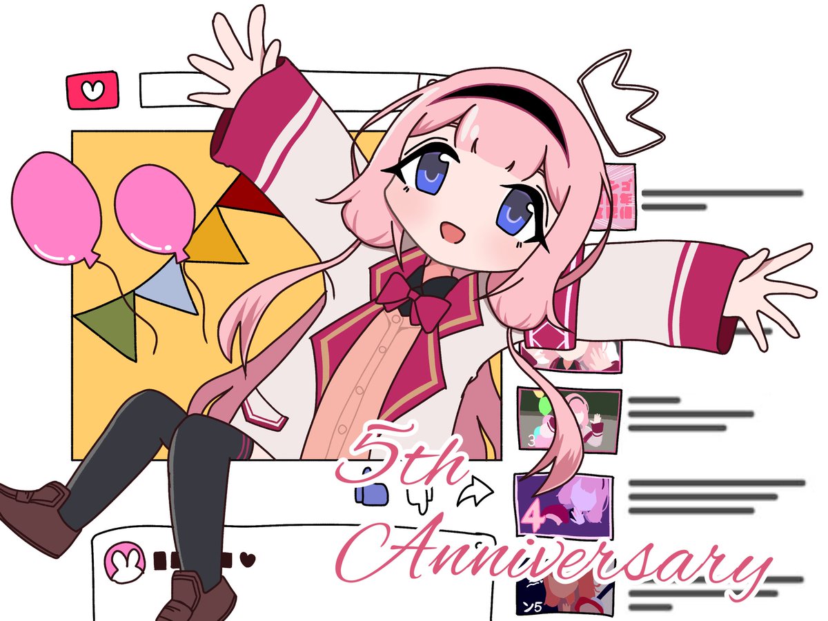 これから先もずっとあなたの思うたのしー！を
一緒に分かちあっていきたいです
 #周央サンゴ5周年
 #描くンゴ