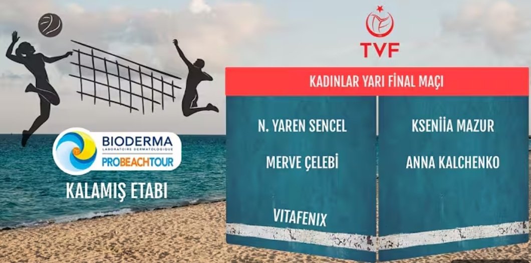 Mikrofon Başında Kim Var 🎙 (@kimdemikrofon) on Twitter photo ⛱️ TVF Pro Beach Tour / Kalamış Etabı
🔸 Kadınlar Yarı Final
⏰ 09:00
💻📱 TVF Voleybol TV YouTube Kanalı
🎙 <a href="/elifunll/">Elif Ünal Gümüş</a> ⛱️ TVF Pro Beach Tour / Kalamış Etabı
🔸 Kadınlar Yarı Final
⏰ 09:00
💻📱 TVF Voleybol TV YouTube Kanalı
🎙 <a href="/elifunll/">Elif Ünal Gümüş</a>