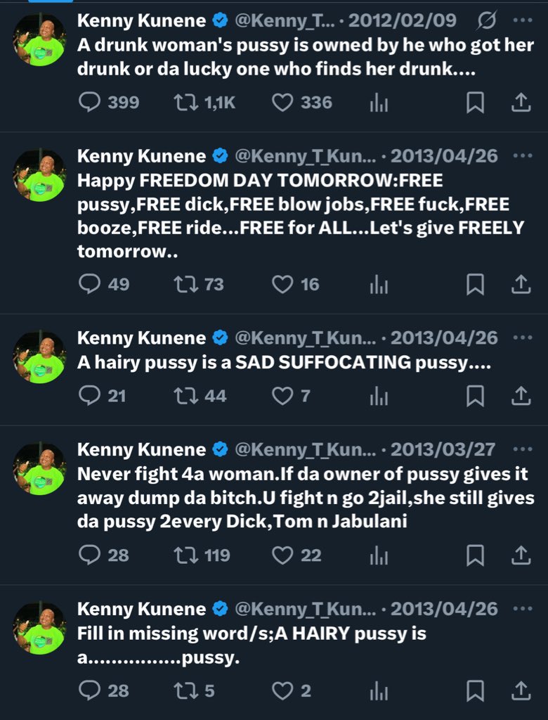 ChrisExcel102's tweet image. Kenny Kunene was 43 years when he tweeted these 

It’s not like he was young &amp;amp; stupid 

This is who he is 😭😭😭😭