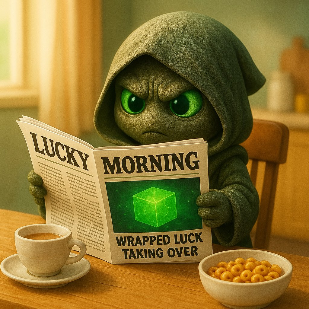 WrappedLuck's tweet image. GM and LM🟩
Start Sunday the right way with some $wLUCK