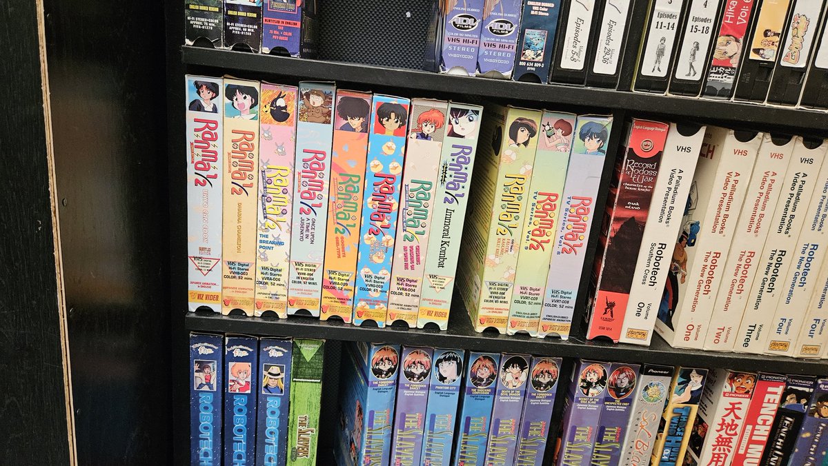 AVRonGV's tweet photo. Who watched anime on VHS? Tell us which ones and how you got them! https://t.co/rqKKGlzmuj