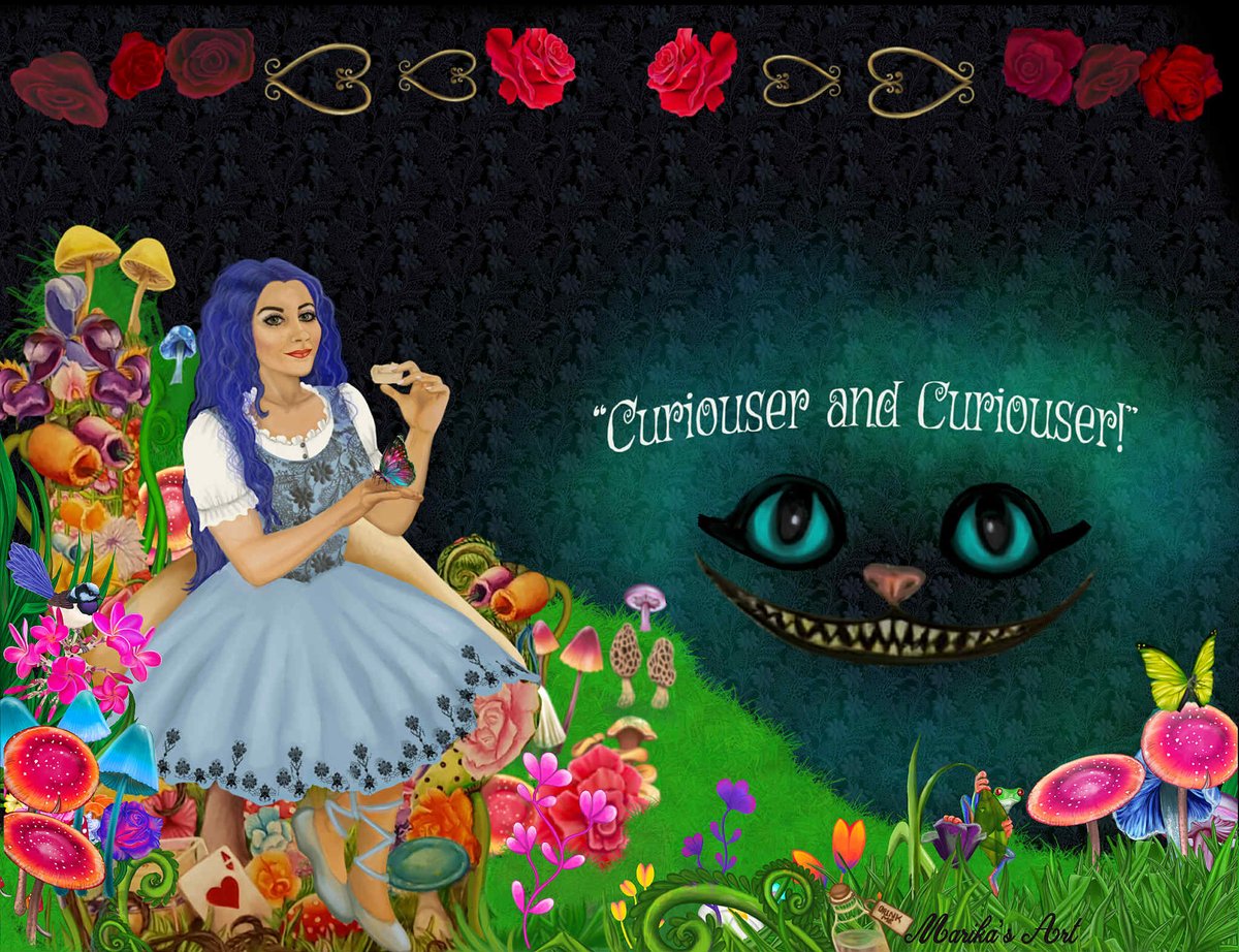 Drawn these in memory of my dad who will have been gone 3 yrs on the 14th. He loved the Mad Hatter almost as much as I did. That's me as an alternative Alice.
I miss him so much. See you in paradise Daddy.