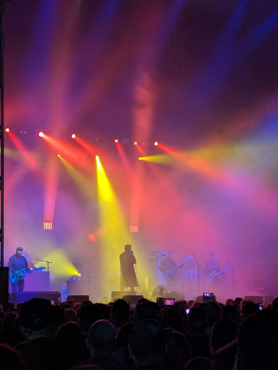 Echo and the Bunnymen Queen's Park big blue tent.
June 2025
