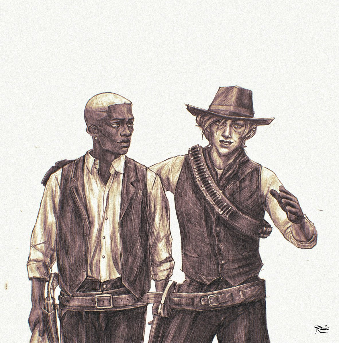 ROLFABERGSVAULT's tweet photo. bad boys bad boys whatcha gonna do whatcha gonna do when they come for you 

#ekko #vi #arcane #rdr2 https://t.co/2aeUWTcU3m