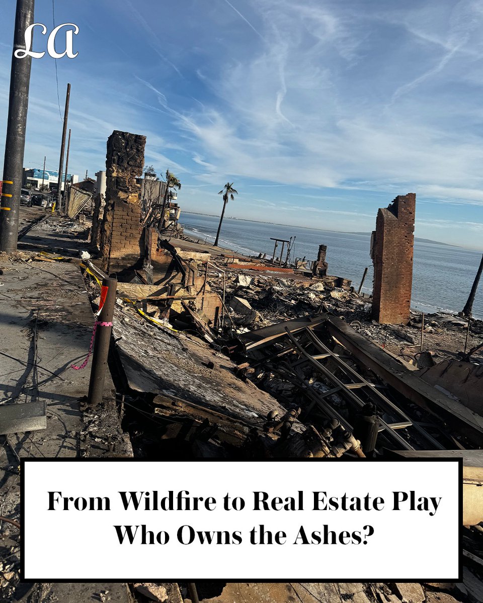 A mystery foreign investor has spent $65M buying nine fire-ravaged oceanfront lots in Malibu, months after the deadly Palisades Fire destroyed 340 homes.

Read more from <a href="/michelemcphee/">Michele McPhee</a> ⬇️

lamag.com/news/foreign-i…