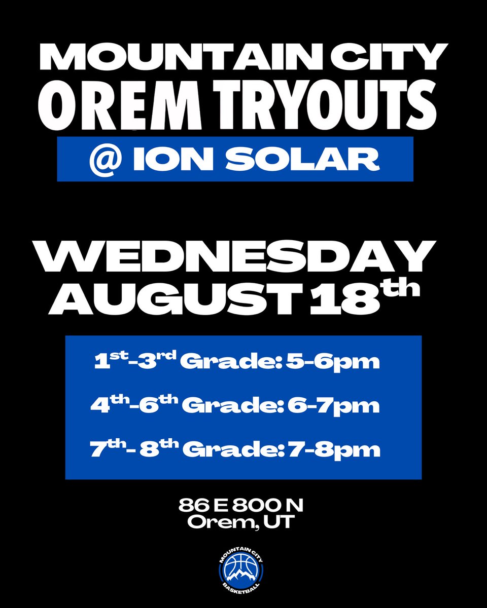 Mountain City Hoops is coming to Orem. Check it out!
boots.collegewarroom.com/Registration/F…