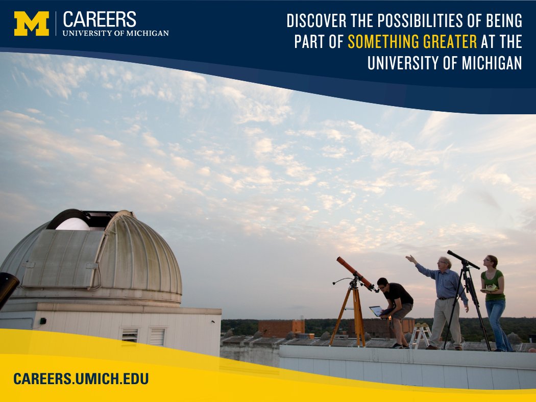 🚀 Launch your career journey with the University of Michigan's top-notch career website. Find your perfect match and step into a brighter future: careers.umich.edu #UMichCareers