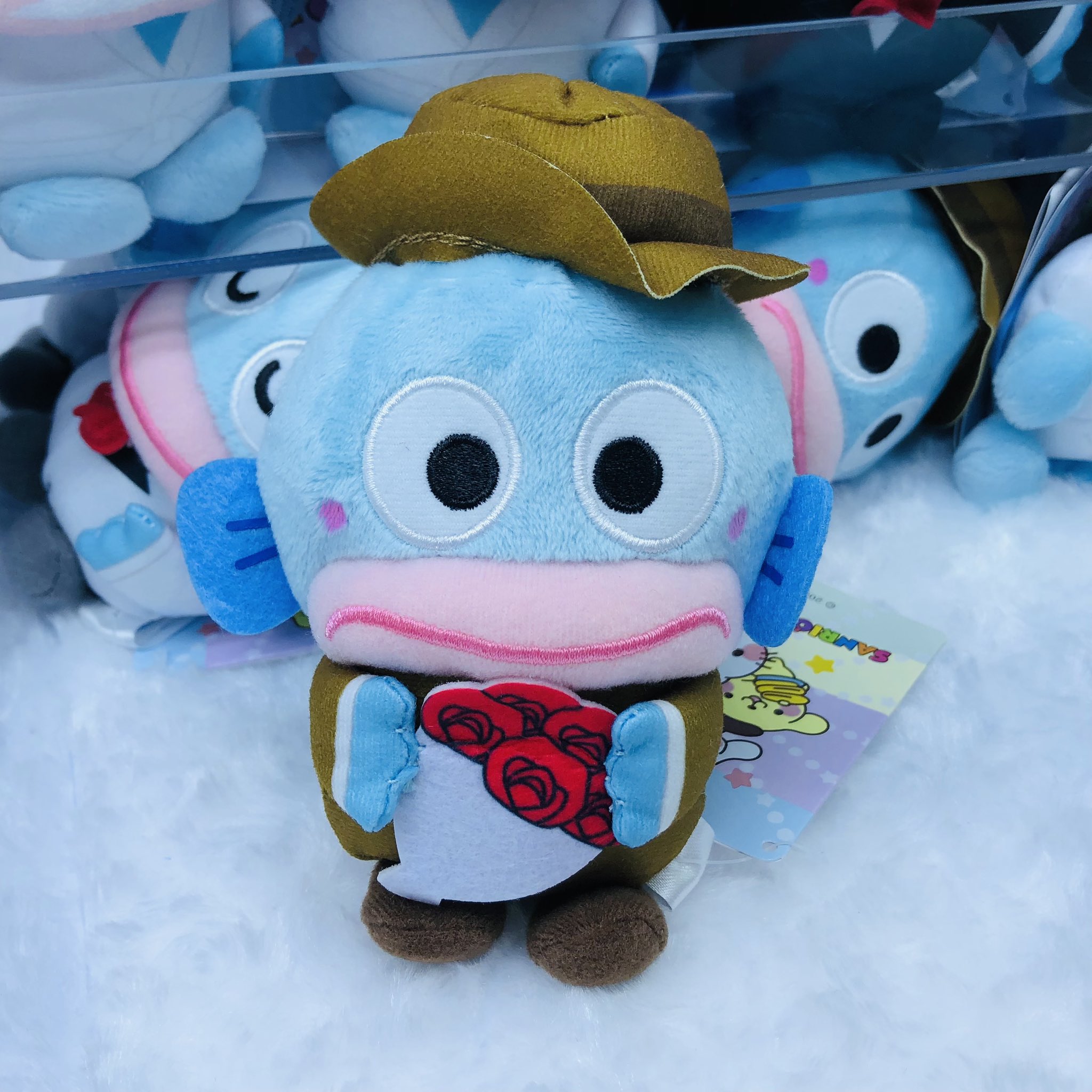 ゆるかわサンリオキャラクターズマスコット ハンギョドン ダンディズム 4点 ゆるかわサンリオキャラクターズマスコット ハンギョドン
