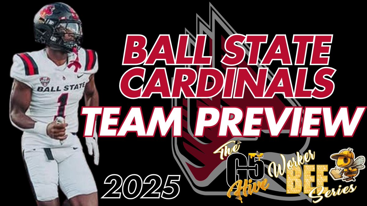 The G5 Hive (@g5hive) on Twitter photo Fight team fight for Ball State! Onward now you Cardinals! We sit down w/<a href="/MickTidrow/">Mick Tidrow</a> and preview the 2025 <a href="/BallStateFB/">Ball State Football</a> Team! Now on YouTube, Amazon, Apple & Spotify! While there Hit that Subscribe & Follow on X! #ChirpChirp #MACtion #G5Hive youtu.be/3Vo3g_zbLn0 Fight team fight for Ball State! Onward now you Cardinals! We sit down w/<a href="/MickTidrow/">Mick Tidrow</a> and preview the 2025 <a href="/BallStateFB/">Ball State Football</a> Team! Now on YouTube, Amazon, Apple & Spotify! While there Hit that Subscribe & Follow on X! #ChirpChirp #MACtion #G5Hive youtu.be/3Vo3g_zbLn0