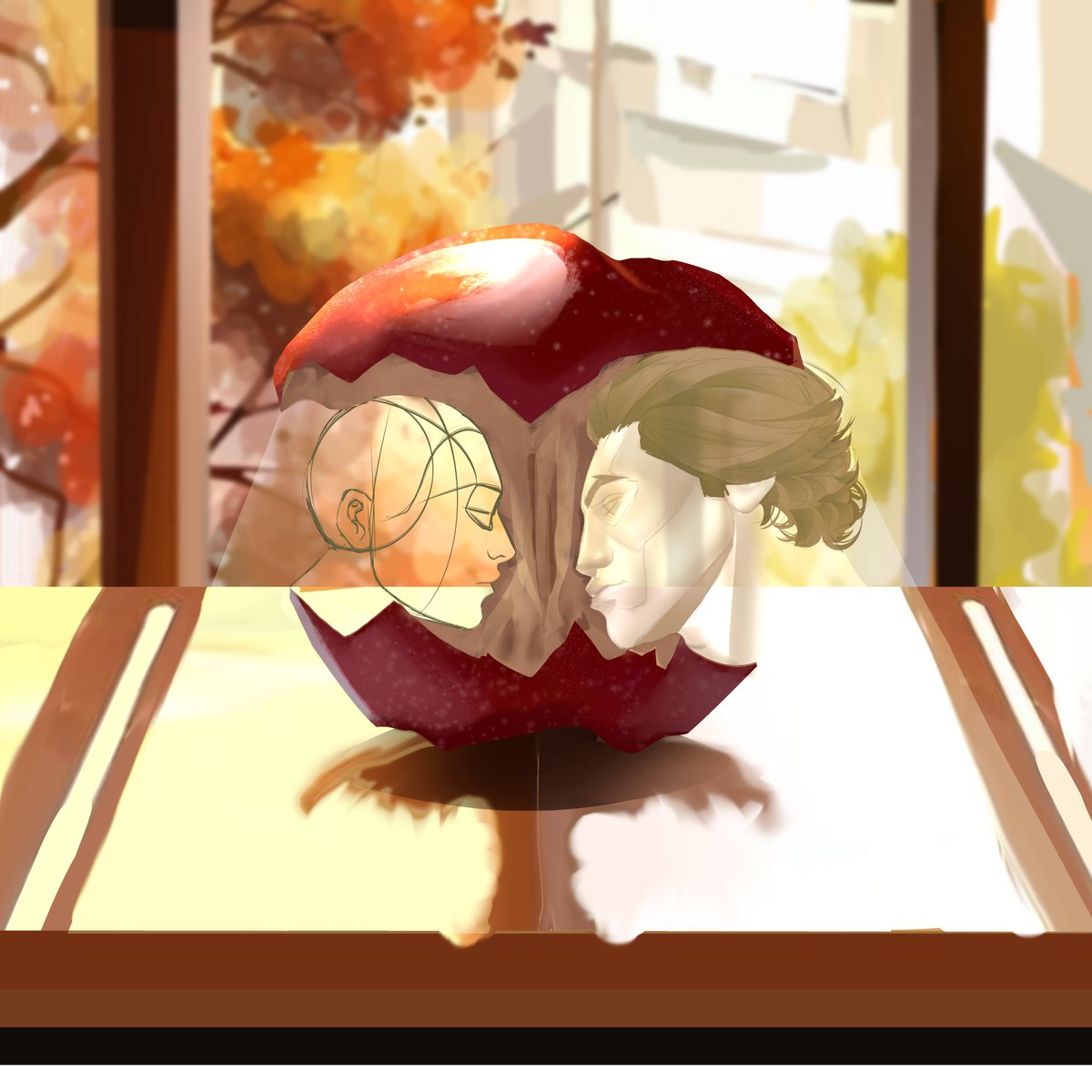 YHC  2|4 
If you want another character that is not Miguel or another fruit instead of the apple, the price will change

#migueloharafanart 
#Spiderman2099 
#Spiderverse