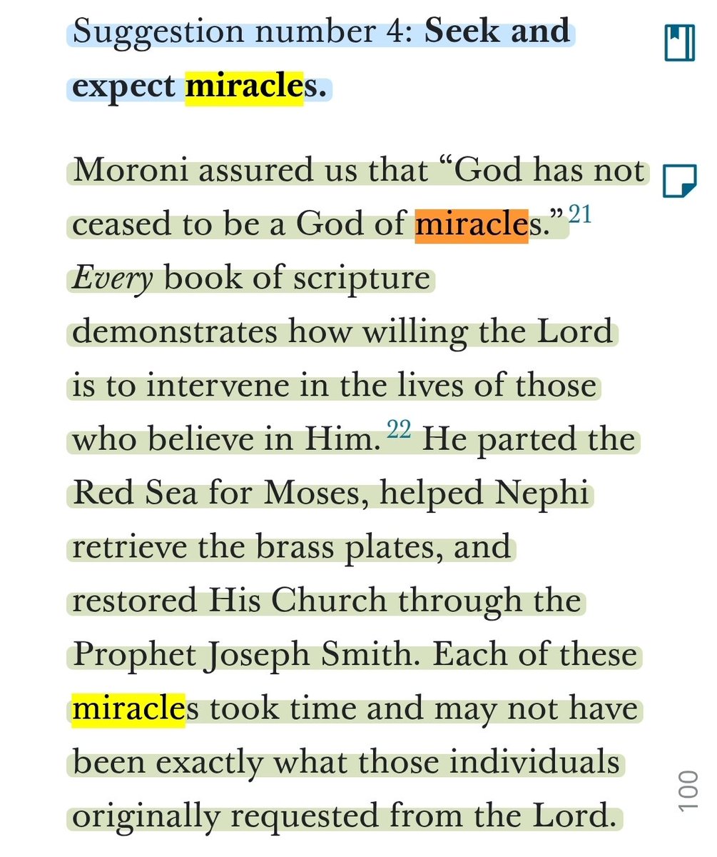 Accepting God's will—especially when we are being tested and proved—is a good thing.

But sometimes the Lord has a miracle in store for us only if we seek and expect them.