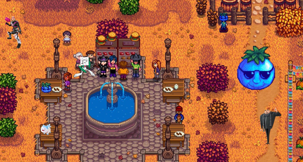 FeloniousFarm's tweet image. here at Felonious Farm™ we love to show off our despicable produce! We had a blast gambling our despicable tokens that we won at the despicable grange display! We hope everyone else had a great time with their despicable burgers