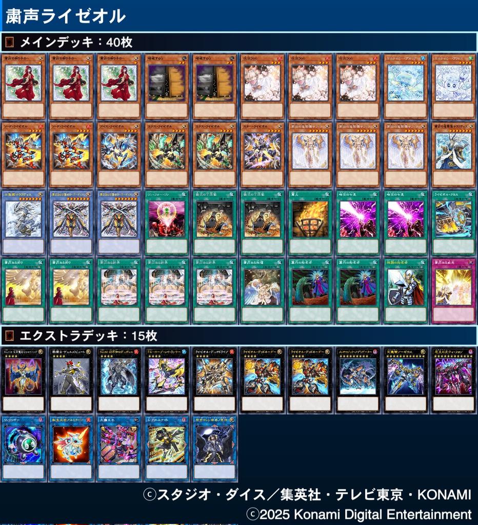 遊戯王OCG デュエルモンスターズ 　ライゼオル粛声デッキ wonkkaka on X: 