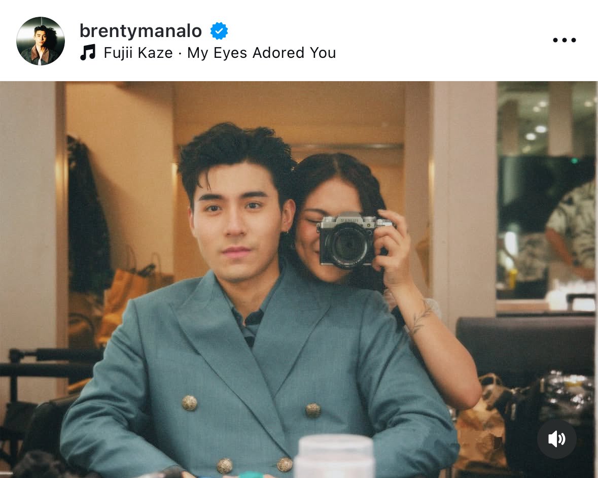 lowkeymikbrent's tweet image. out of all the words they choose not to say, one thing’s for sure…

he adores her–

MIKBRENT SHINES TOGETHER