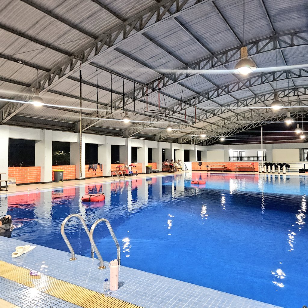 Asik juga latian malem 😄