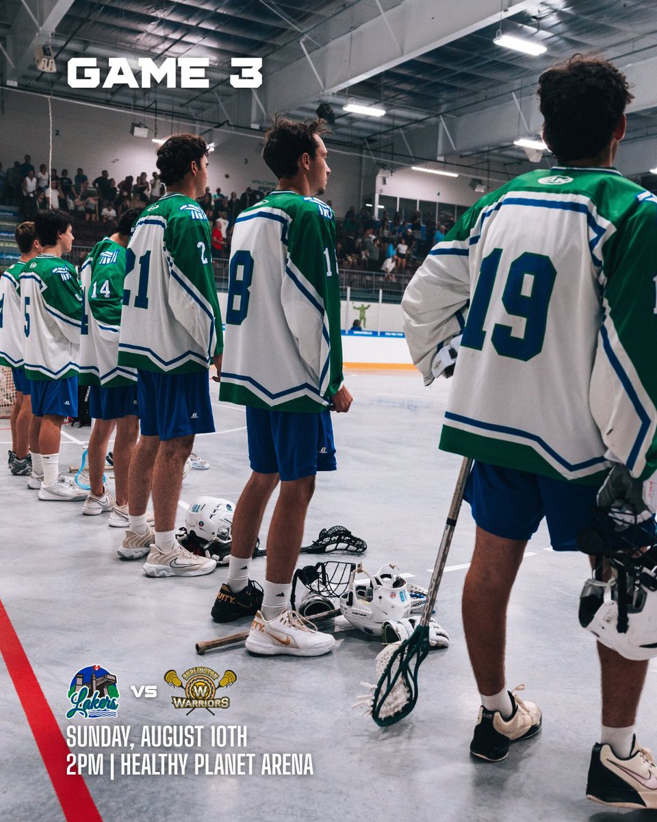 Big showdown tomorrow night at home for the Meredith Cup Finals

PACK THE BARN | 2PM | SUNDAY, AUGUST 10TH 

Healthy Planet Arena. Tickets at the door! Canteen will be open for refreshments! GO LAKERS!