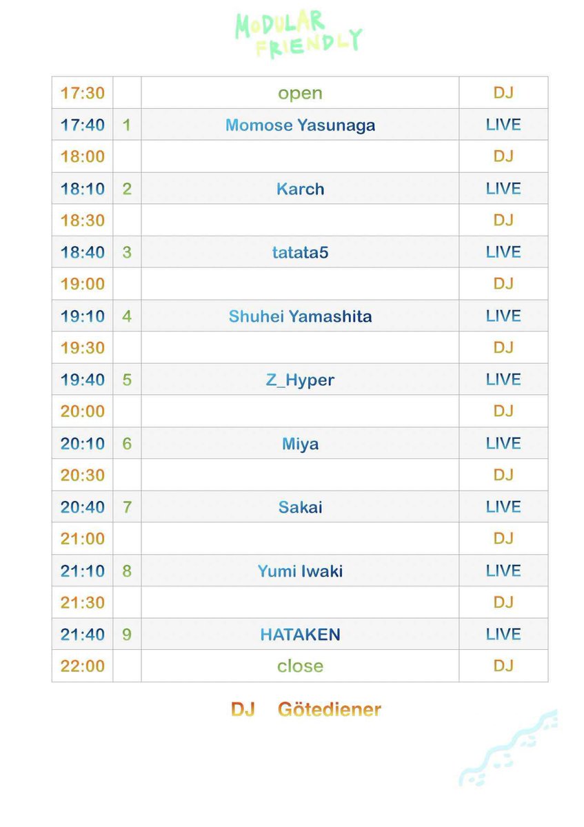 赤い人@Z_Hyper (@z_hyper) on Twitter photo 今回は早い段階でタイムテーブルもらえました。 今回は早い段階でタイムテーブルもらえました。