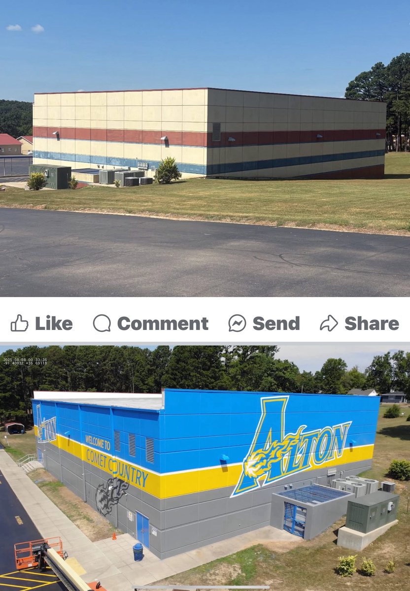 Jon Turner (@jonturneredd) on Twitter photo Loving the new painting job at <a href="/AltonSchool/">Alton R-IV Schools</a>! Go Comets! <a href="/MOEducation/">Missouri DESE</a> <a href="/MASALeaders/">MASA Leaders</a> <a href="/moasbo/">MOASBO</a> Loving the new painting job at <a href="/AltonSchool/">Alton R-IV Schools</a>! Go Comets! <a href="/MOEducation/">Missouri DESE</a> <a href="/MASALeaders/">MASA Leaders</a> <a href="/moasbo/">MOASBO</a>