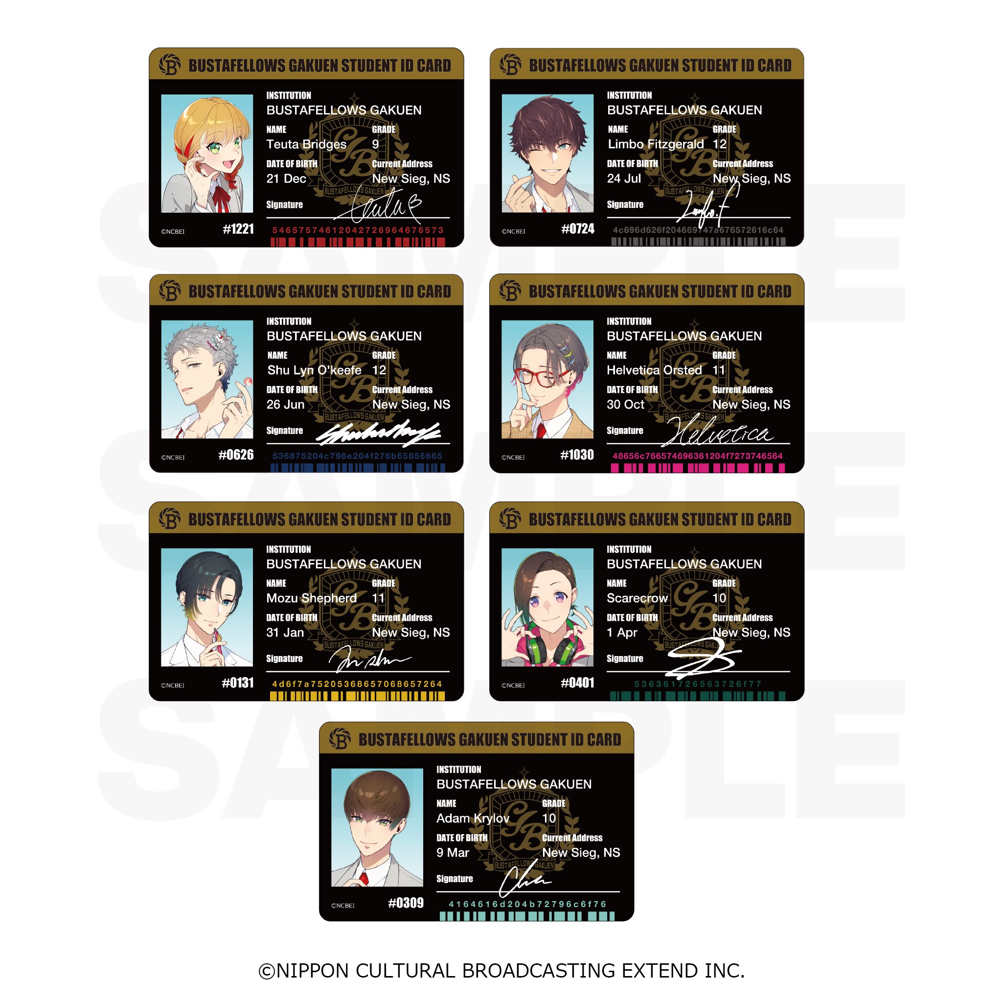 BUSTAFELLOWS バスタフェ　PLUCK ポラロイド写真風カード　6枚 ブロマイド「#バスタフェin京都 来日ブロマイドセット（ユノ