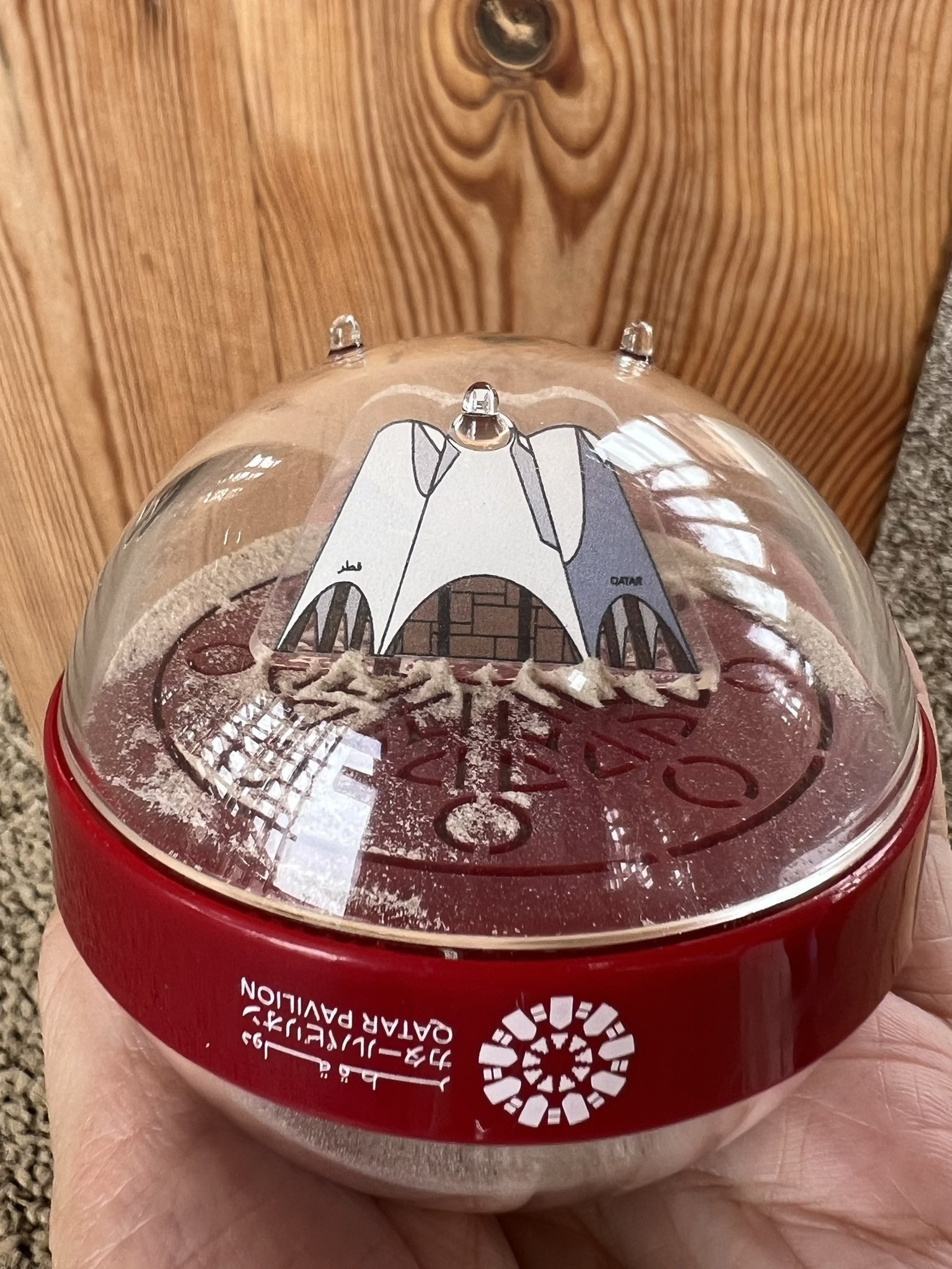 大阪関西万博 カタール 砂のオブジェ 新品未使用】大阪関西万博