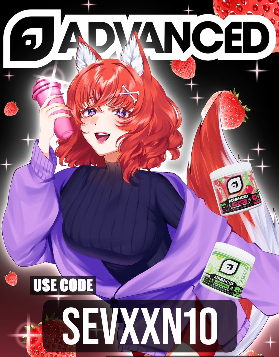 7 more people before I hit my goal for my code uses this month for Advancedgg &gt;&lt;

My code gets 10% off lolol. If I can get to 10 I might be able to get my own merch from them