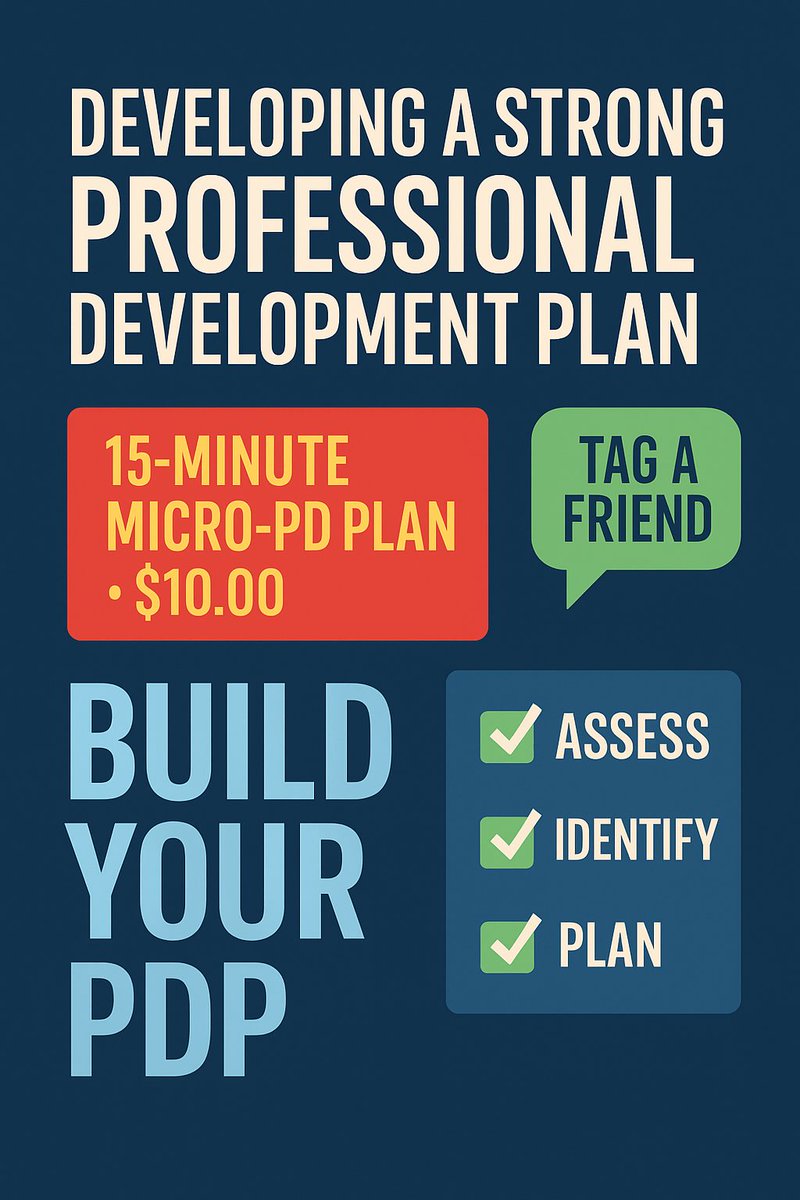 PE &amp; Health teachers: Build a meaningful Professional Development Plan in just 15 min for $10!

📌 Enroll here: bit.ly/4oyzvkU

Tag a fellow educator &amp; let’s elevate together!
#PEteachers #HEd #TeacherPD #PDP #EdChat #ICEU