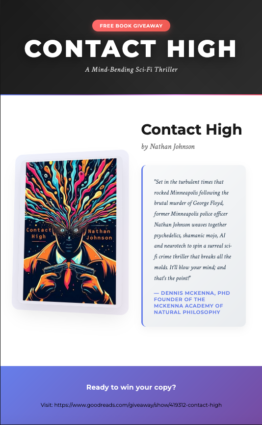 Live tomorrow, enter for one of 100 free e-books through Goodreads  

goodreads.com/giveaway/show/…

#giveaway #AuthorsOfTwitter #goodreads #KindleUnlimited