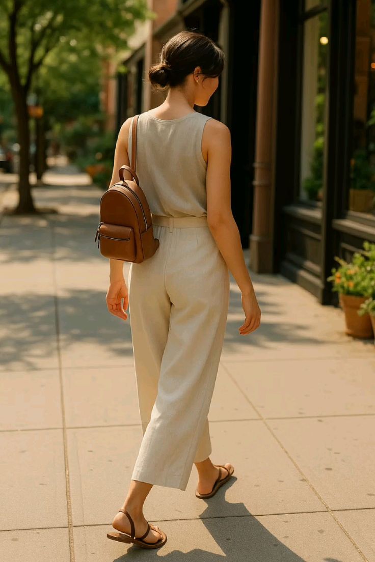 TufaniHoney's tweet photo. Neutral tones, one-strap backpack, and sandals that actually walk the walk. Just city strolling, keeping it simple. #OOTD #UrbanStyle #EffortlessChic #NeutralLook #StreetFashion #CasualCool #StyleInMotion #MinimalVibes #CityWear https://t.co/ZOZcRx0Wcf