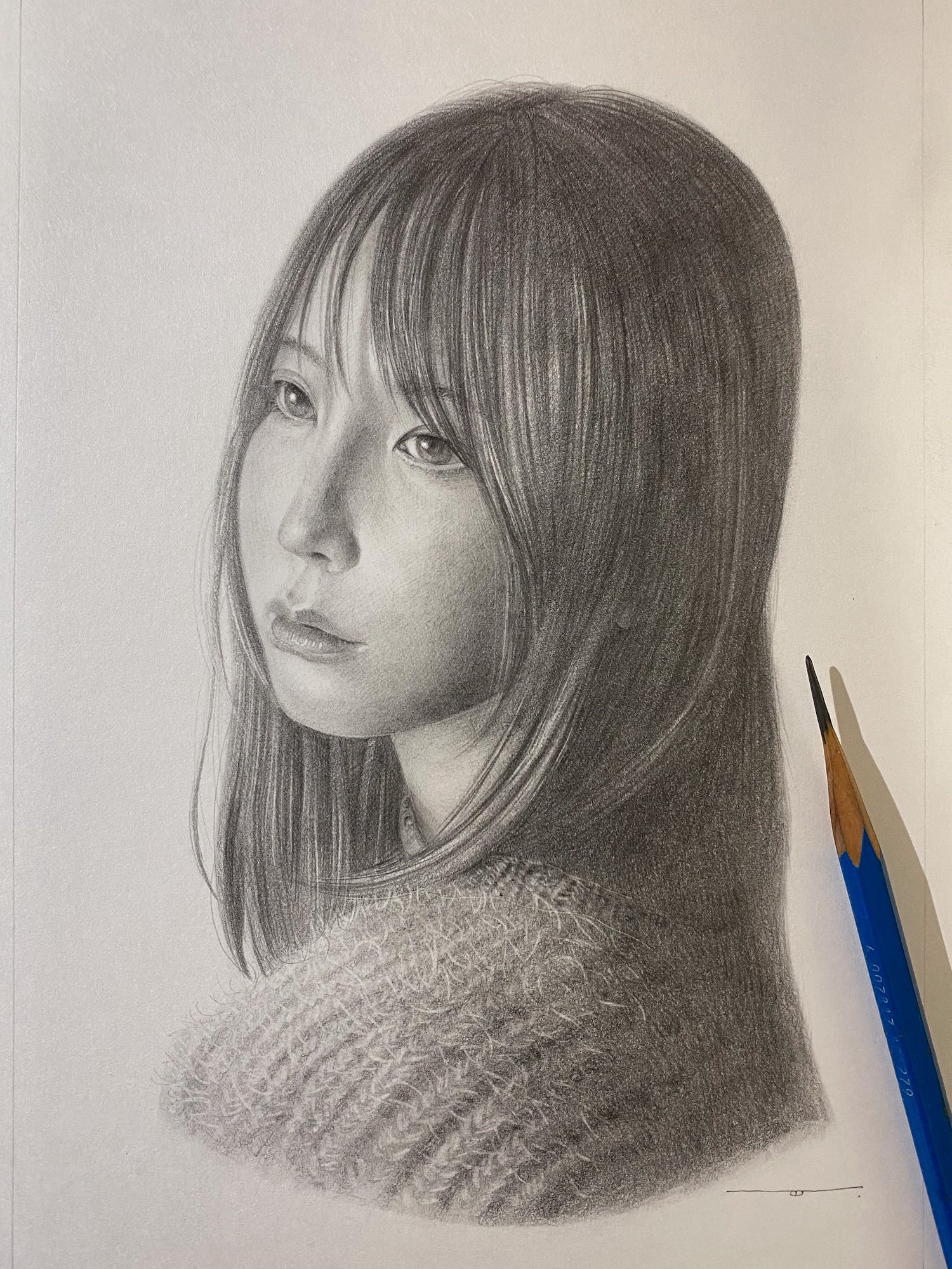 「you have changed」プリティ・ウーマン鉛筆画 鉛筆画「Audrey Hepburn」 - NEKONOTE
