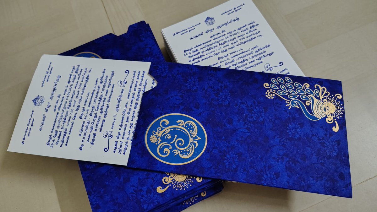 greets2u_site's tweet image. Celebrate the Tradition in Style!
Introducing Traditional Theme Ear Piercing Invitations – rich in culture &amp;amp; elegance 💫
Only at Greets2U, Coimbatore 💌
📞 +91 860 830 4444 | 🌐 zurl.co/4Nay0
#EarPiercingInvites #TraditionalCards #Greets2U