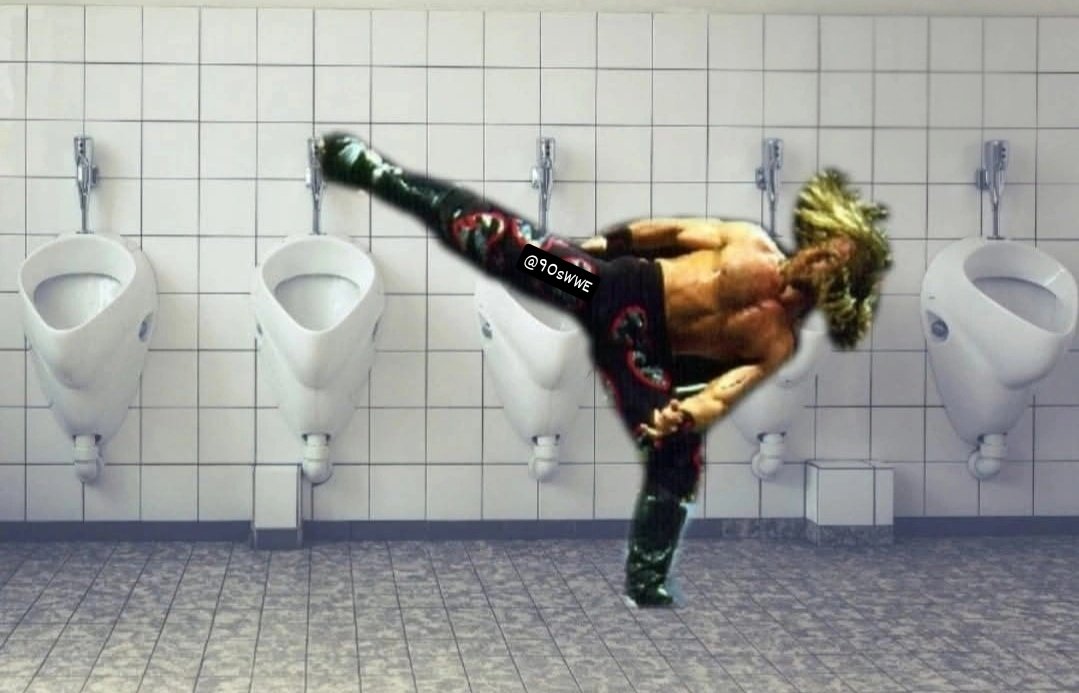 How men flush urinals