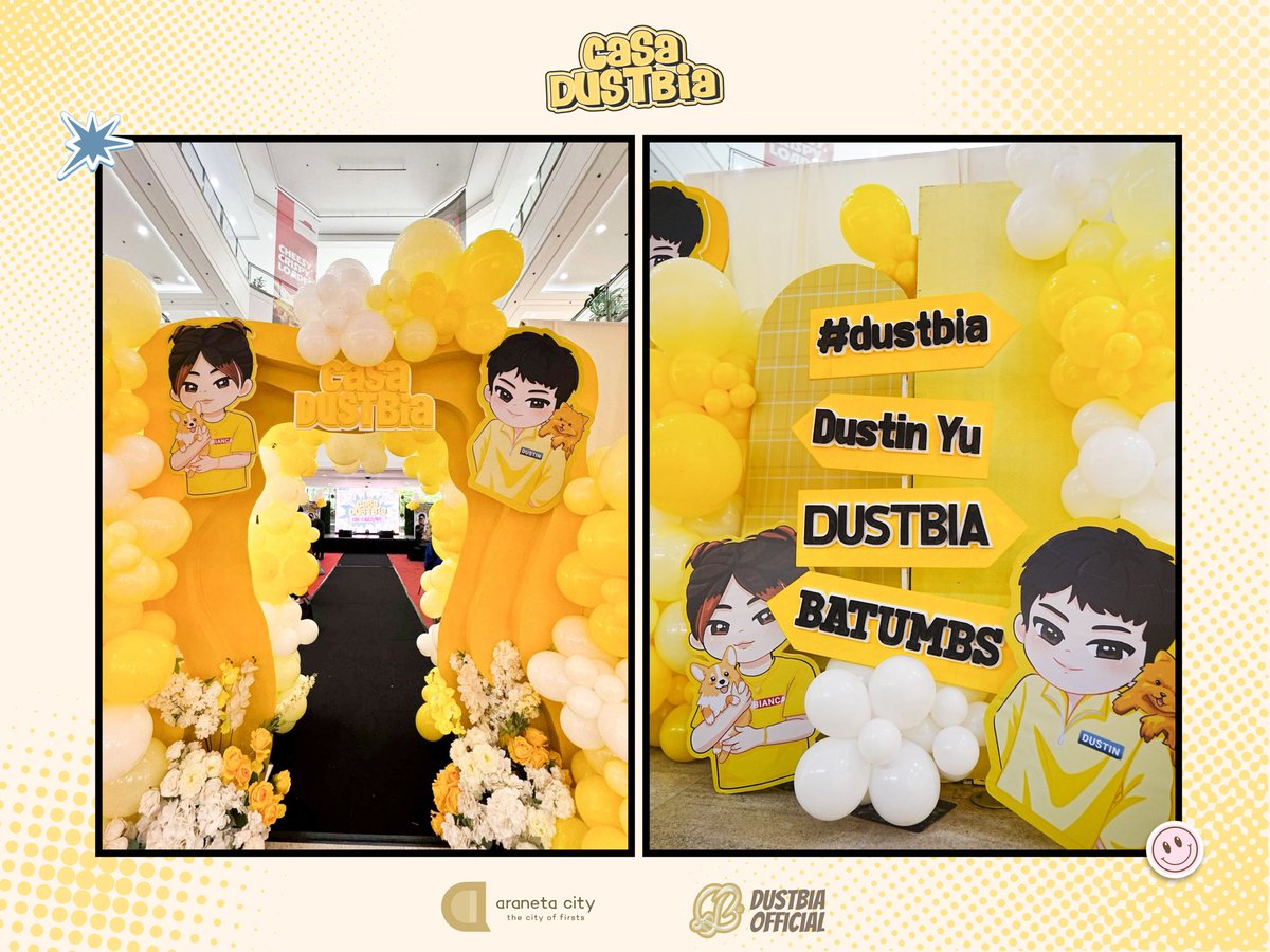 dusbiofc's tweet photo. 𝐃-𝐃𝐚𝐲: 𝐖𝐞𝐥𝐜𝐨𝐦𝐞 𝐭𝐨 𝐂𝐚𝐬𝐚 𝐃𝐮𝐬𝐭𝐛𝐢𝐚

It’s all happening now, the Casa Dustbia Fanzone is set and ready. From the stage to every display, the space is prepared for a day filled with moments we’ll never forget. 

Come and join us, Cheffies, and let’s make today truly memorable. 💛

DUSBI BY YOUR SIDE