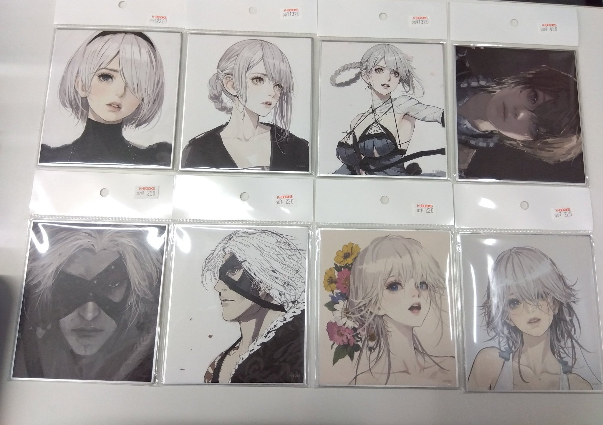 ニーア展　D.K 色紙　カイネ　エミール 新品・未使用品】NieR 消セナイ記録 ミニ色紙 レプリカント