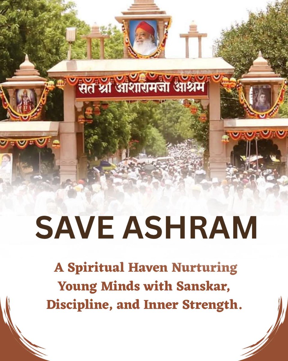 #SaveAshram
Sant Shri Asharamji Bapu ने
Importance Of Shivir सभी को बताई। जो काम हम घर बैठकर नहीं कर सकते वो शिविर में अनायास ही हो जाता है जैसे ध्यान 🧘🏼‍♀️
Inner Peace