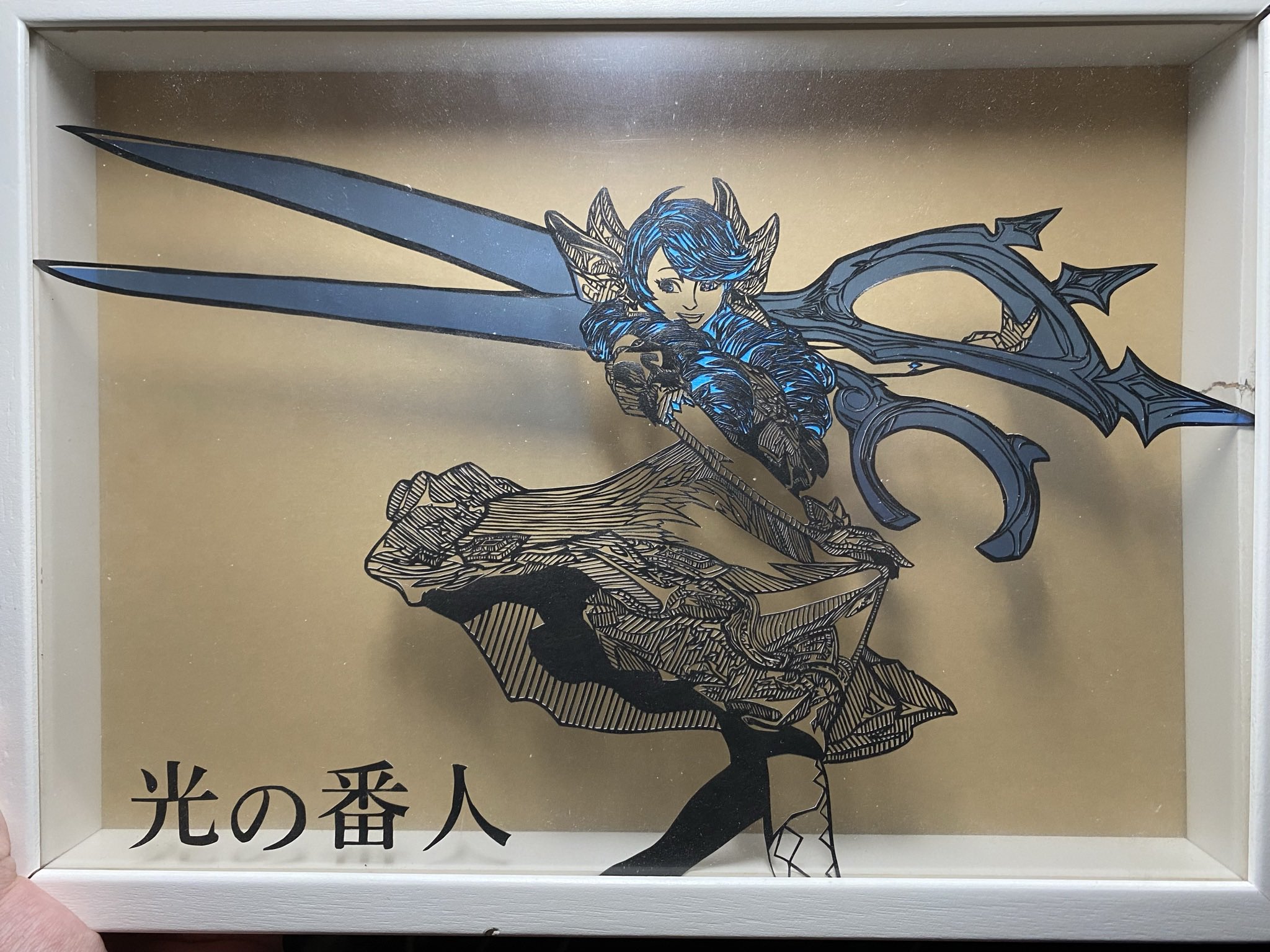 絵画　K 油絵 「北アルプス五龍岳」 K.Konishi F3号 47×42cm 額装 風景画