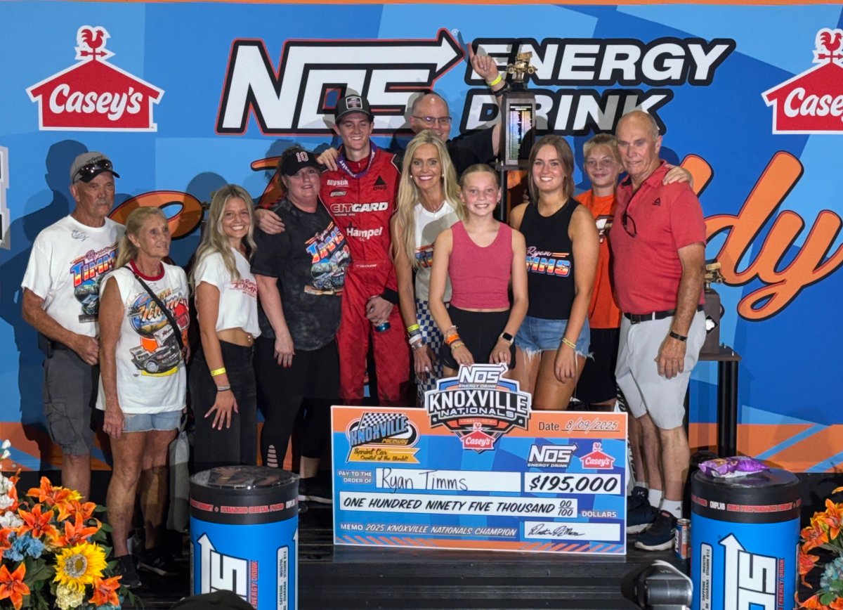 SprintCarUSA (@usasprint) on Twitter photo Ryan Timms WINS the Knoxville Nationals <a href="/knoxvilleraces/">Knoxville Raceway</a> <a href="/RyanTimms_5T/">Ryan Timms</a> <a href="/WorldofOutlaws/">World of Outlaws</a> #NOSVilleNationals Ryan Timms WINS the Knoxville Nationals <a href="/knoxvilleraces/">Knoxville Raceway</a> <a href="/RyanTimms_5T/">Ryan Timms</a> <a href="/WorldofOutlaws/">World of Outlaws</a> #NOSVilleNationals