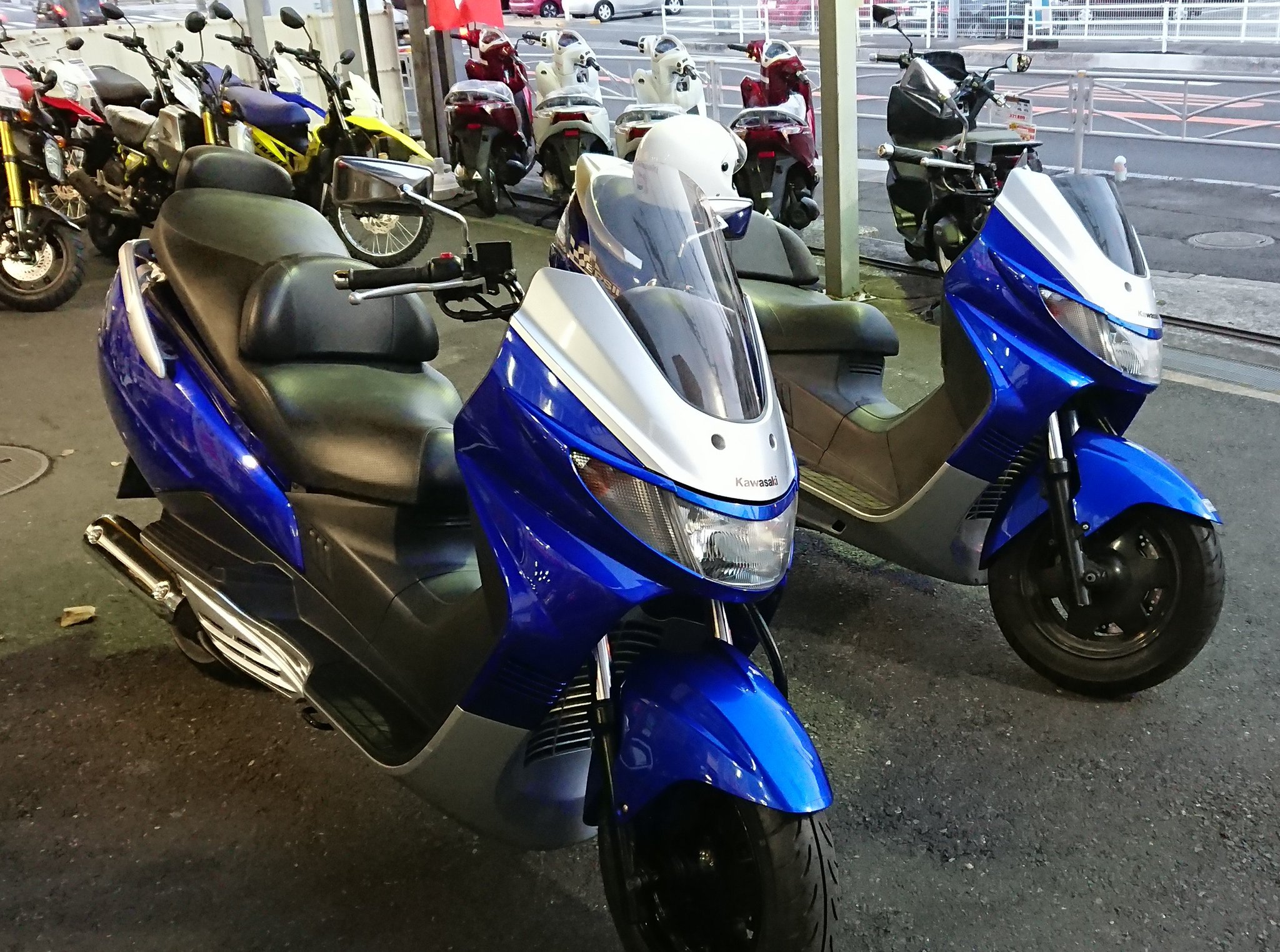 スズキスカイウェーブ カワサキイプシロン 2台売り❗️