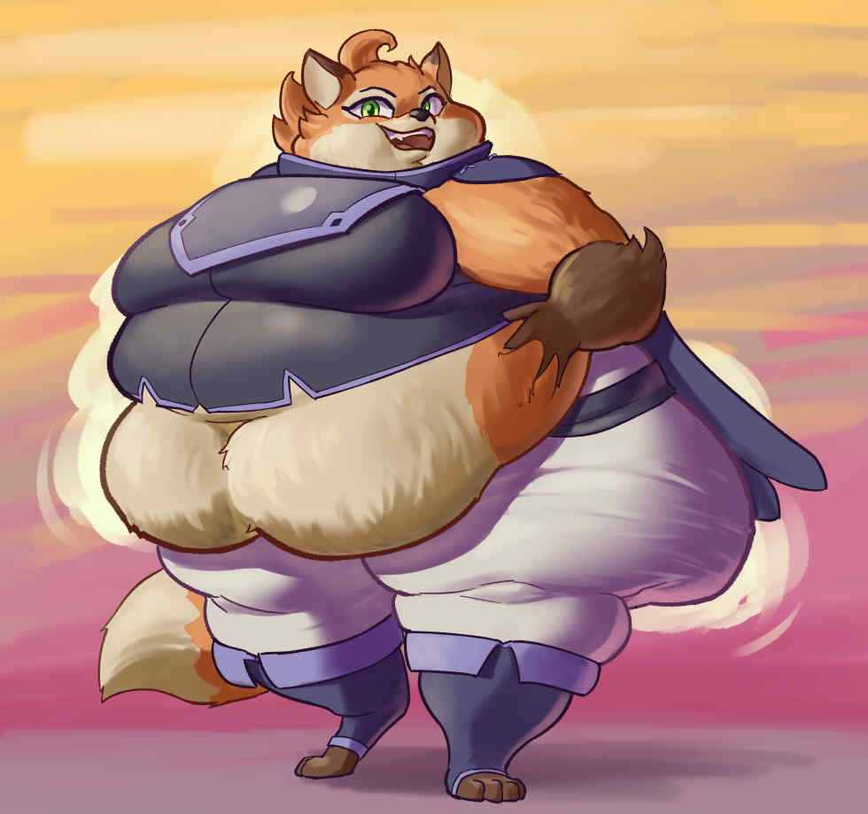 fleet's  looking proud of something! you'd think it'd be for packing in a huge  meal but chances are she hasn't even noticed how many pounds she's  added...