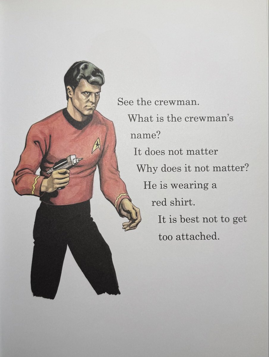 armychaplain's tweet image. Found this gem in my library. @StarTrek Lower Decks brilliantly takes this type of good humor and brings it to life.