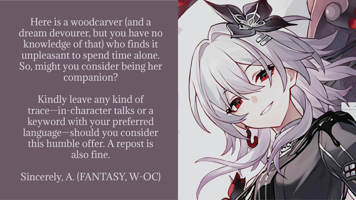 !2DFESS : Good morning, I hope it's not too early to find companions. May I have your attention, please?